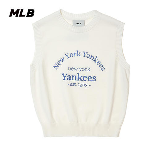 MLB男女同款字母标学院风针织套衫3FKPV0453 商品图0