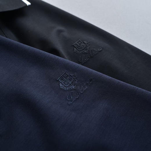 LP男士翻领短袖Polo衫。 蓝色 黑色 商品图4