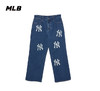 【一口价】MLB男女同款灵落老花宽松时尚牛仔裤3LDPB0334【无货退款介意勿拍】 商品缩略图0