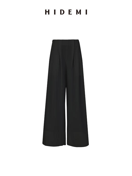 HIDEMI 度假系列高腰立体剪裁压褶花苞式阔腿裙裤阔腿裤 商品图10