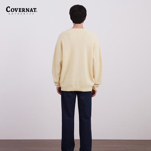 Covernat秋冬新品圆领套头针织衫毛衣时尚百搭男款CO2303KT20 商品图2