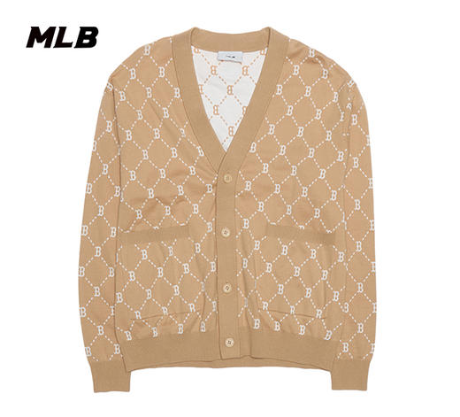 MLB满印花男女同款针织开衫3AKCM0151 商品图2