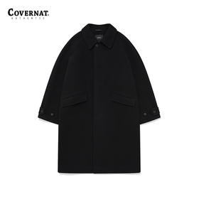 Covernat冬新品羊毛大衣巴尔马坎大衣毛呢外套长款CO2304CT05
