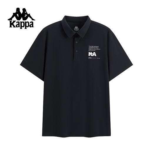 Kappa卡帕背靠背运动短袖男夏季新款休闲凉感polo衫翻领防晒上衣K0F52PD41 商品图0