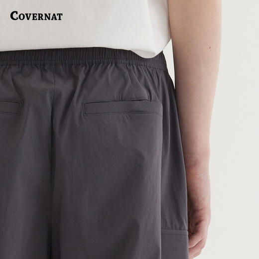 COVERNAT韩国潮牌C标志尼龙慢跑裤男女同款潮流百搭2025春夏新CO2501PT59 商品图3