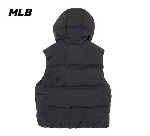 MLB男女同款小标基础款连帽羽绒马甲3ADVB1046 商品图2
