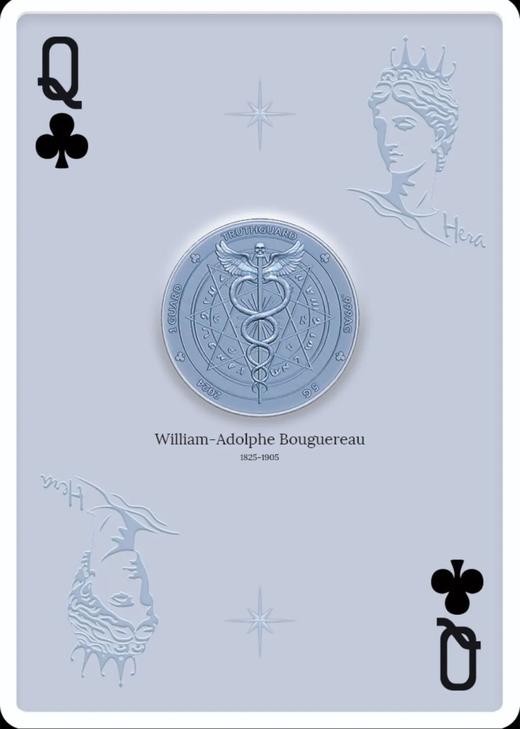 【即将售罄】「稀世铭刻」布格罗艺术史诗×泽诺比亚历史绝响！美国原装扑克Q银币 世界名画艺术！预定 商品图7