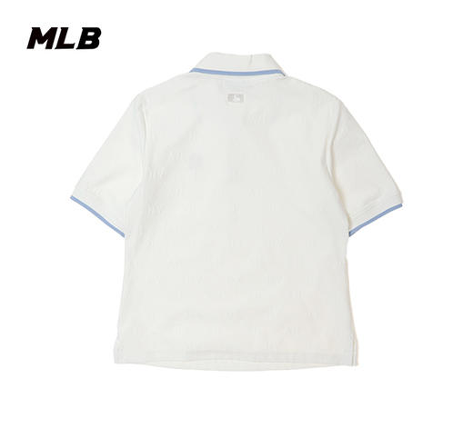 MLB男女同款立领小标简约款POLO衫T恤3FPQM0353 商品图1