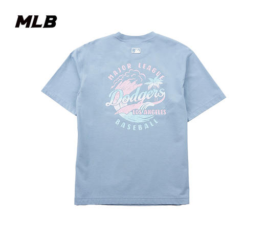 MLB男女同款背标印花25春夏新款T恤3ATSX0453 商品图3