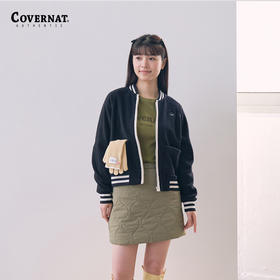 Covernat秋季新品女士四叶草心形摇粒绒夹克外套CO2303JK70