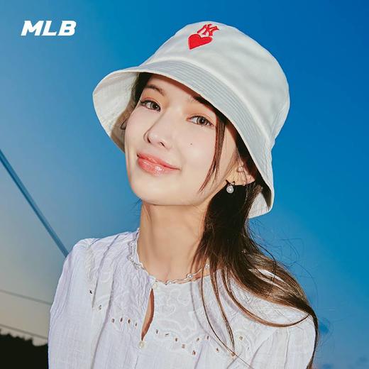 MLB男女同款小标爱心标渔夫帽3AHTH013N 商品图2