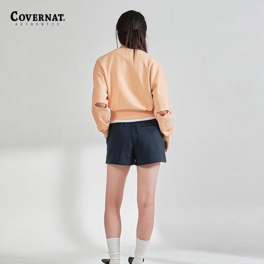 covernat韩国潮牌时尚LOGO宽松露脐女士裁剪卫衣2025春夏新CO2401CR73 商品图3