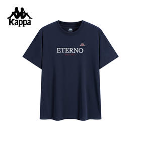 Kappa卡帕背靠背运动男子2025夏季新款运动休闲圆领t恤短袖女上衣K0F52TD22