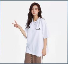 七夕福利-NO退~情侣潮牌100%棉双面印花M短袖T恤-喜出