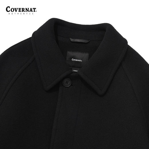 Covernat冬新品羊毛大衣巴尔马坎大衣毛呢外套长款CO2304CT05 商品图3