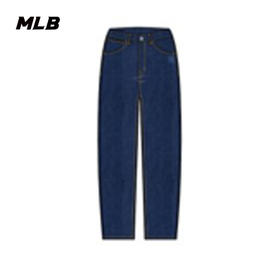【一口价】MLB男女同款小标牛仔宽松长裤3LDPB0541【无货退款】