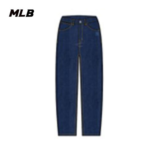 【一口价】MLB男女同款小标牛仔宽松长裤3LDPB0541【无货退款】 商品图0