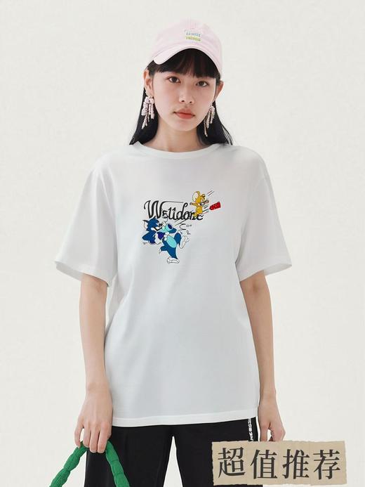 中秋大力度清仓~（不支持退）双面印花汤姆卡通印花短袖T恤M1-1-喜出 商品图2