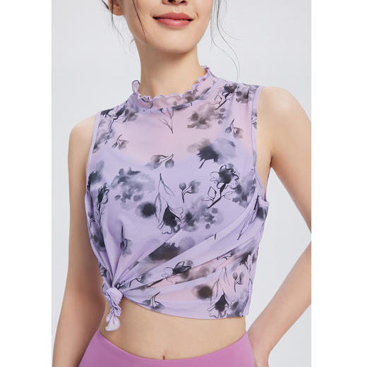 F14218水墨网纱背心外搭 商品图8