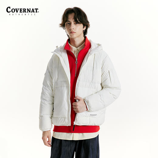 Covernat冬新品RDS连帽羽绒服叠穿外套男商场同款2024秋冬新品CO2304DP22 商品图0