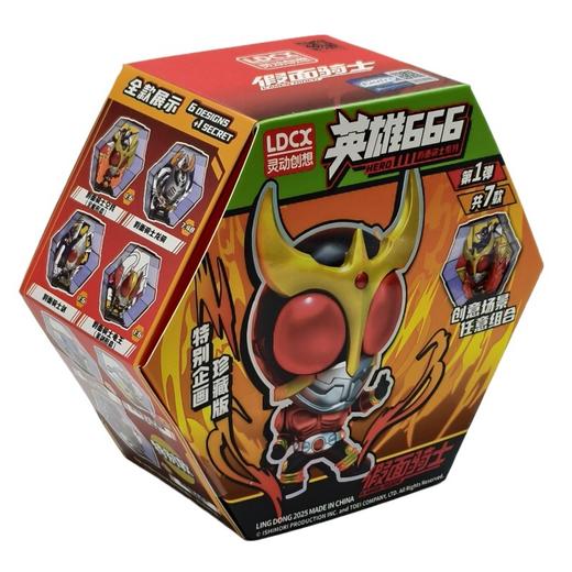 正版假面骑士英雄666系列盲盒手办卡通新款玩具摆件公仔人偶玩偶 商品图4