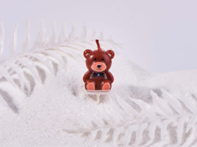 小熊蜡烛一只（单买不配送）