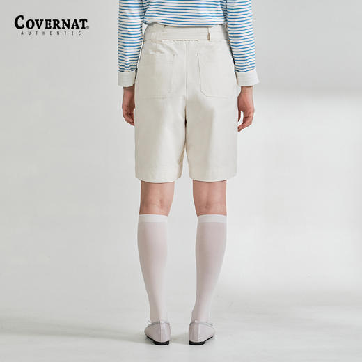 covernat韩国潮牌女士短款潮流时尚宽松百搭纯棉舒适短裤2024夏季CO2402SO75 商品图1