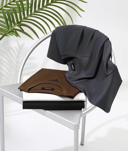 品牌商场同步高端液氨丝柔棉男士纯色通勤休闲T恤 商品图11