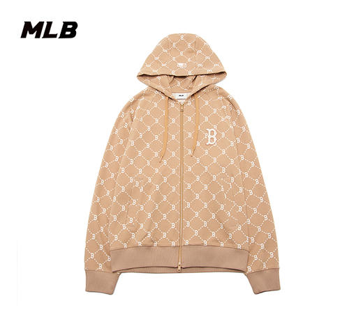 MLB男女同款满印老花连帽拉链卫衣外套3ATRM0341【无货退款介意勿拍】 商品图7