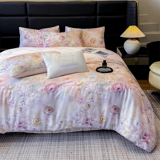 热卖！100%兰精天丝！恒源祥高品质四件套  中华老字号严选 奢华质感 数码印花 柔软亲肤 床单床笠款可选 商品图10