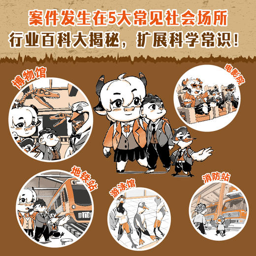 【童趣】神探甲小乙（5册）谜案重重 烧脑侦探故事 6-12岁 商品图5