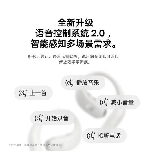 科大讯飞开放式AI耳机Air2 多场景会议通话 免费录音转文字防漏音53H长续航 商品图7