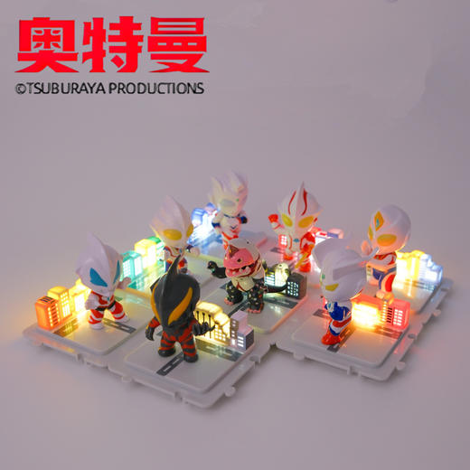 2025新款正版奥特曼儿童玩具卡通人偶手办公仔男孩礼物场景摆件 商品图1