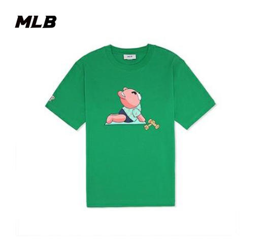 【一口价】MLB男女款情侣款皱眉熊运动T恤3ATSE0333【无货退款介意勿拍】 商品图3