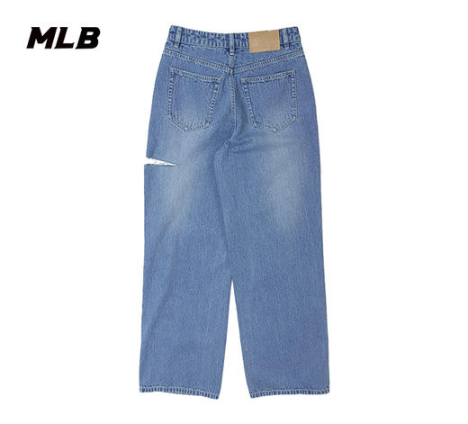 MLB男女同款小标破洞裤牛仔裤3FDPB0751 商品图1