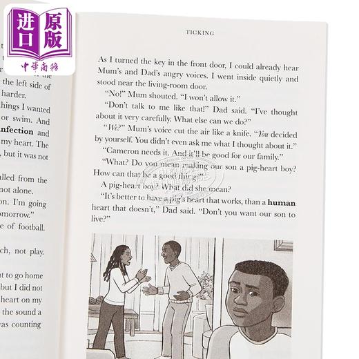 【中商原版】企鹅阅读第4级 猪心男孩 英文原版 Penguin Readers Level 4 Pig Heart Boy Malorie Blackman 家庭矛盾 商品图2