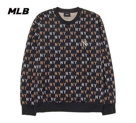 MLB男女同款满印双色老花套头卫衣3AMTM0344 商品图2