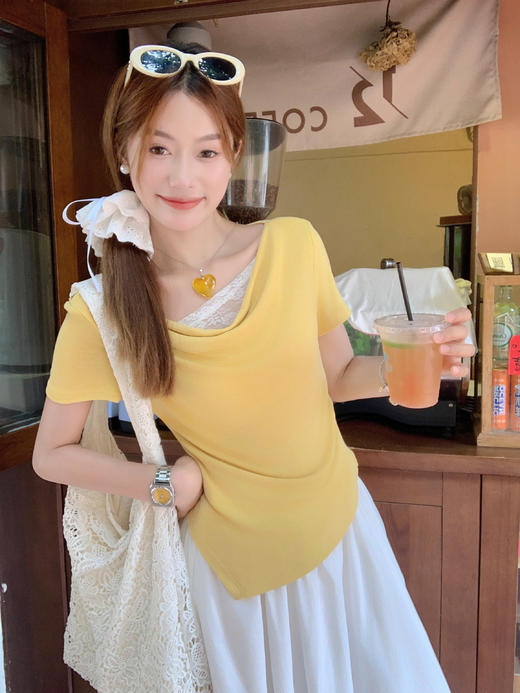 <曾小咸推荐>花苞半身裙 日常139.99/件 立减70 秒杀69.99/件！！黄色短袖限时9折，券后62.99！ 商品图7