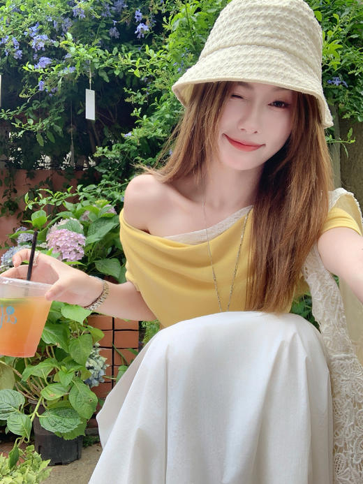 <曾小咸推荐>花苞半身裙 日常139.99/件 立减70 秒杀69.99/件！！黄色短袖限时9折，券后62.99！ 商品图8