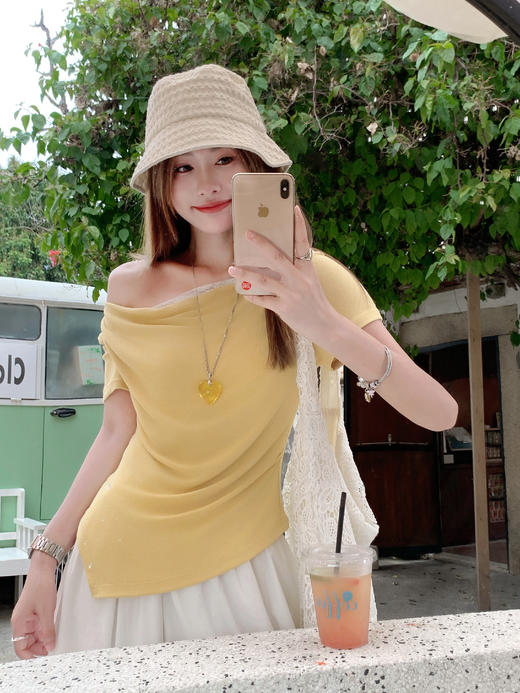 <曾小咸推荐>花苞半身裙 日常139.99/件 立减70 秒杀69.99/件！！黄色短袖限时9折，券后62.99！ 商品图5