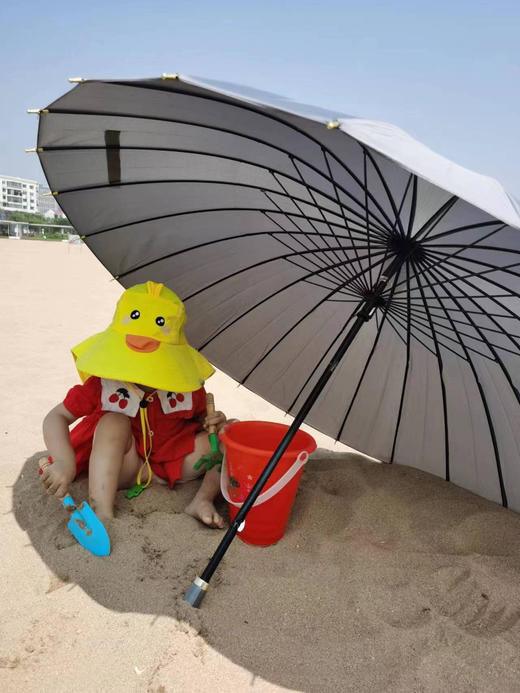 自带防水套！伞界天花板！【24骨防风雨伞🔥】出口日本超大号雨伞‼️一伞全家用🤔雨天撑完不会打湿 商品图3