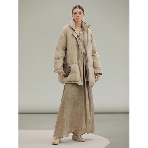 COCOBELLA侘寂风花萝提花炒色衬衣新中式衬衫国风上衣SR7048 商品图3