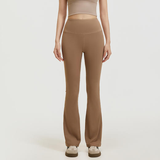 跃牌【瑜堂系列】高腰提臀喇叭裤裸感瑜伽裤子普拉提运动健身裤JYMK025 商品图1