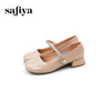 Safiya/索菲娅2025法式浅口一字带闪钻气质百搭甜美玛丽珍鞋SFD3111411 商品缩略图3