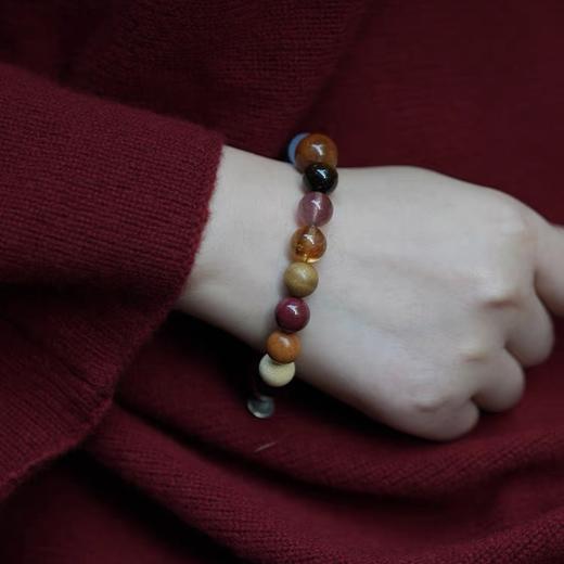 【灵隐文创正版十八籽菩提籽手串】多宝手串菩提朱砂925银金丝楠 商品图3