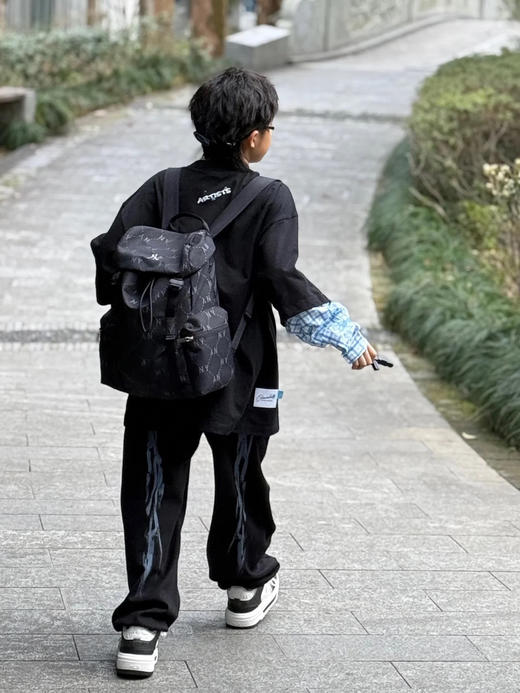 直发【MLB正品授权】 实体1000+  颜值出众 钻石满印老花双肩包 商品图10