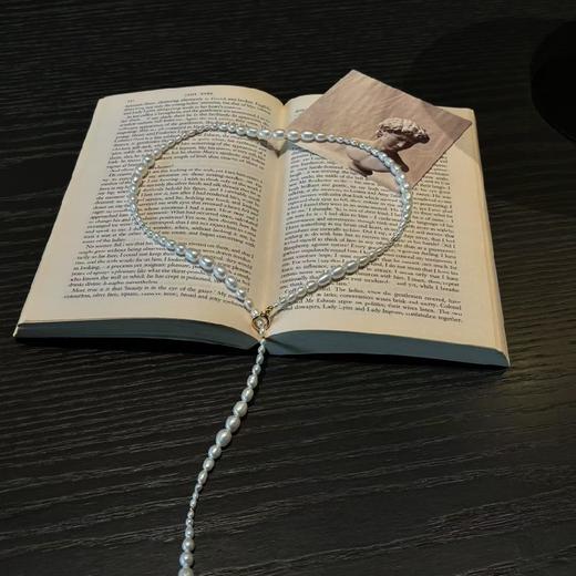 【甄珠贝】一款两戴，倪妮同款，3-7mm，珠光亮，大小珠渐变串制，chao费眼的一款！极光无核淡水珍珠。 商品图5