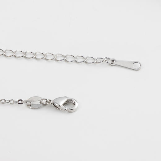 礼兰 淡水珍珠四叶草吊坠 可展开设计气质项链5-6mm 商品图3