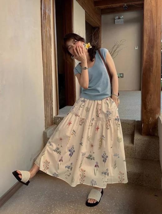 老米优品🎈3-5天！出片率300%《夏日碎花 连衣裙》显瘦版型！！后背做了隐形拉链方便穿脱✅上身轻薄飘逸的feel，贴身穿也是夏日舒适体验！ 下架 商品图10