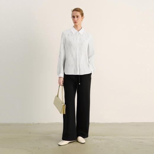 【商场同款】麦檬时尚真丝减龄衬衫5F2121131 商品图1